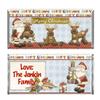 Blue Skies Plus Santa & Reindeer Personalized Custom Business or Personal Christmas Holiday WRAPPERS and Foils for Chocolate Candy Bars (50) view 1