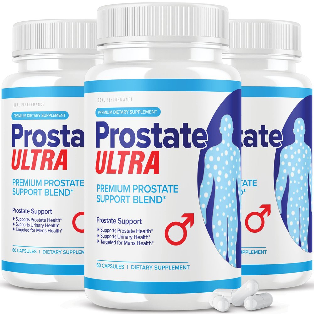 (3 Pack) Prostate Ultra Supplements for Men Prostate Health Formula (180 Capsules)