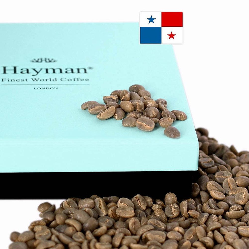 Hayman, 100% Panama Geisha Coffee, Green Coffee Beans To Roast With Roasting Machine, 16oz | Unroasted Panamanian Gesha Beans