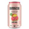 Bambucha Kombucha Guava Punch 12 Pack Case | Chef Crafted Flavor, 100% Raw Kombucha Tea Drink | Organic, Vegan, Gluten Free, Non GMO, Probiotic (12 Fl Oz Cans) view 1