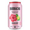 Bambucha Kombucha Hibiscus Rose 12 Pack Case | Chef Crafted Flavor, 100% Raw Kombucha Tea Drink | Organic, Vegan, Gluten Free, Non GMO, Probiotic (12 Fl Oz Cans) view 1