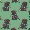 Black Pug Christmas Wrapping Paper, Premium X-Mas Lights Dog Gift Wrap, Cute Puppy Holiday Party Decoration Decor (One 20 inch x 30 inch sheet) view 2