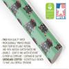 Black Pug Christmas Wrapping Paper, Premium X-Mas Lights Dog Gift Wrap, Cute Puppy Holiday Party Decoration Decor (One 20 inch x 30 inch sheet) view 4