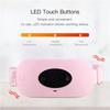 HUIJK Cordless Heating Pad,3 Vibration Heating Modes Cordless Heating Pad Rechargeable Led Touch Button view 3