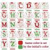 Personalized Santa Sack With Initial & Name - Set of 2 Custom Christmas Bags for Holiday Presents, 27" x 20" Canvas, Large Gift Sack - Delivery From Santa view 2