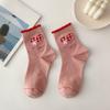 Chinese New Year Red Socks, Cute Girl Cotton Socks New Year Gift, EU 36-40 / US 5.5-9 (Color : Style 3) view 4