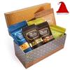 Jaiccha Ghasitaram Christmas Gifts Rectangle Box of Badang Bhel, Butter Chakli Sticks, Chocolate Coated Butterscotch, Chocolate Coated Raisins, Crunchy Coated Cashews and Crunchy Coated Peanuts view 1