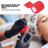 10Pcs Disposable Elastic Bandage, Self Adherent Cohesive Wrap Bandages, Multifunction Self Adhesive Elastic Bandage Shockproof Anti Slip Handle Straps Sports Tape for Wrist Ankle Knee (red) view 3
