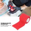 10Pcs Disposable Elastic Bandage, Self Adherent Cohesive Wrap Bandages, Multifunction Self Adhesive Elastic Bandage Shockproof Anti Slip Handle Straps Sports Tape for Wrist Ankle Knee (red) view 4