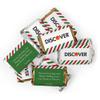 75ct Promotional Christmas Candy with Company Logo Miniatures Individually Wrapped Chocolate Office Holiday Party Favors - Corporate Item Giveaways view 3