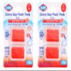 Clorox Stay Fresh Pods - Tropic Breeze Air Freshener and Odor Eliminator for Stay Fresh Toilet Seat, Orange, 4-Piece view 1