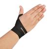 Domaste Pickleball Wrist Brace Support for Tennis, Ultra Thin Elastic Wrist Wraps, Lightweight, Breathable and Skin Friendly (Black/Right/One Size) view 1