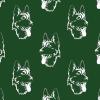 Green and White German Shepherd Wrapping Paper, Premium Dog Gift Wrap, Puppy Theme Christmas Birthday Party Decoration (12 foot x 30 inch roll) view 2