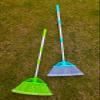 Xifando Three-Section Telescopic Aluminum Alloy Rod Long-Handled Broom (Light Blue) view 4