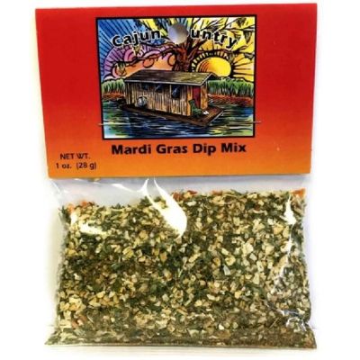 Cajun Country Mardi Gras Dip