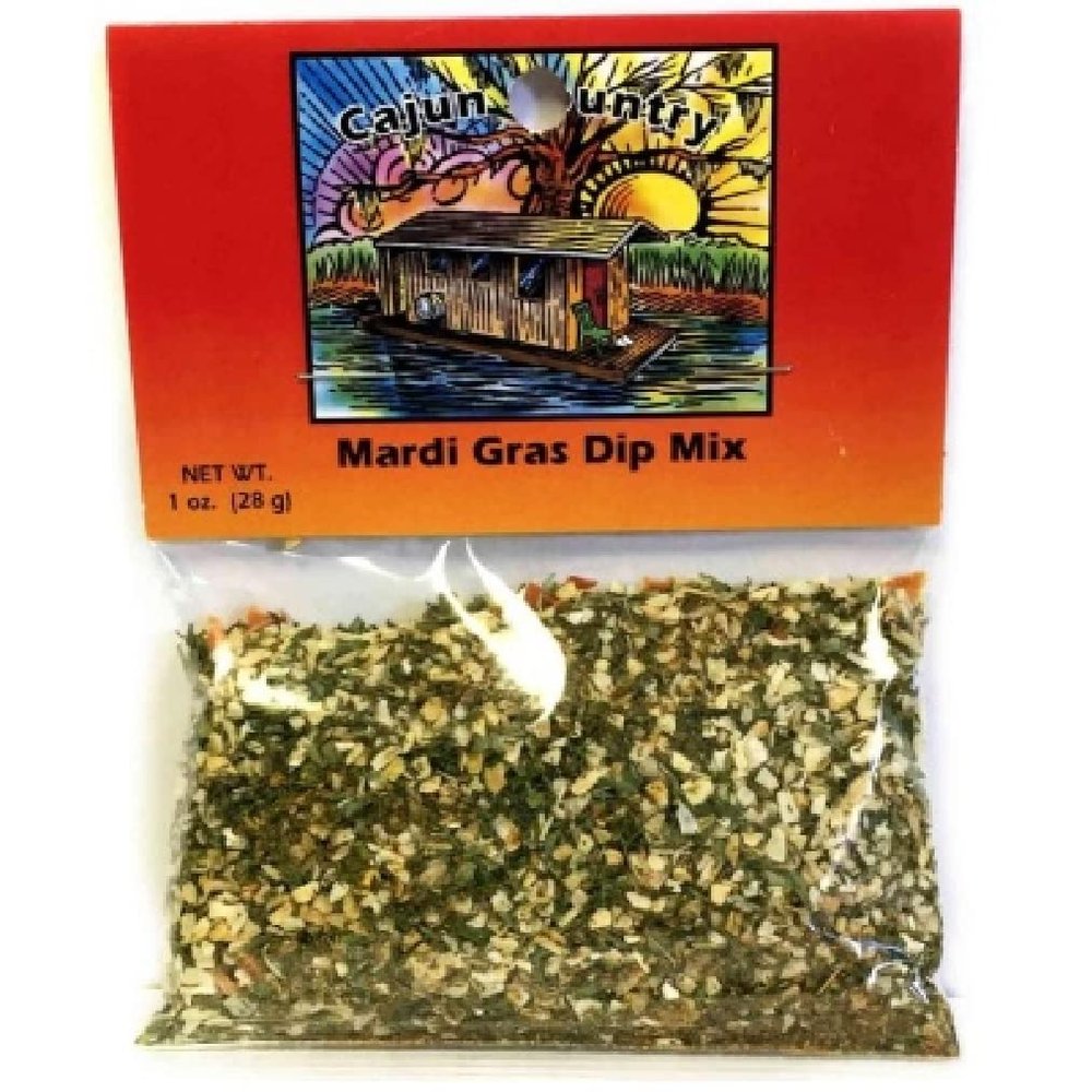 Cajun Country Mardi Gras Dip