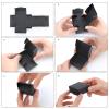 Sdootjewelry Ring Boxes Bulk, 1.57  1.57  0.98 Kraft Gift Boxes, 100 Pack Small Gift Boxes Bulk, Jewelry Gift Boxes Bulk Wholesale, Black view 4