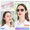 MARE AZZURO Photochromic Bifocal Reading Glasses Women Blue Light Blocking Square Readers Sunglasses 100 150 200 250 300 350 400 (Pink, 3.00) view 2