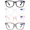 WEMOOTANTS 4 PACKS Blue Light Blocking Reading Glasses Women Filter UV Computer Readers 6.0 5.0 4.0 3.5 3.0 2.75 2.5 2.25 2.0 1.75 1.5 1.25 1.0 (6.00) view 1