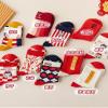 Chinese New Year Red Socks, Comfortable Natal Year Cotton Women's Socks, 1 Pair, 36-40 (Color : Style 7) view 4