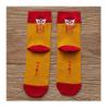 4 Pairs Chinese New Year Red Socks, Embroidered Men's and Women's Cotton Socks for The 2022 Natal Year, Comfortable Couple Sports Socks, 36-42 (Color : Yellow+red) view 1