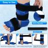 Atsuwell Ice Packs Combo for Neck Shoulders and Foot Ankle Injuries, Cold Compress Therapy for Swelling, Bruises, Sprain, ReplacementSurgery view 4