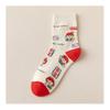 Chinese New Year Red Socks, Comfortable Natal Year Cotton Women's Socks, 1 Pair, 36-40 (Color : Style 3) view 1