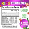 Probiotics for Kids 5 Billion CFU - Natural Immune Support & Digestive Health Supplement - Daily Children's Probiotic Gummy for Ages 4+ Vegan, Gluten, Soy & Dairy Free - Berry Flavored - 60 Gummies view 2