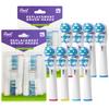 Oral-B Compatible Replacement Toothbrush Heads Double Clean for Oralb Braun Electric Toothbrush Replacement Heads for Oral B Pro, 1000, 8000, 9000, Sonic, Adults, Kids, Vitality, Dual (8) view 1
