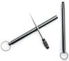 Benpaoba Cigar Black Puncher Draw Enhancer Stainless Steel Nubber Cigar Tool Accessories Punch-Cutter Key Chain Ring for All Size Cigar Best Choice for Serious Cigar, Mini view 1