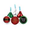 100ct Personalized Santa Candy Christmas Kisses with Photo (1 lb + 1 Sheet of Stickers) - Assembly Required view 1