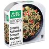 Healthy Choice Frozen Simply Organic Creamy Spinach and Tomato Linguini - Nothing Artificial - 230 Calories - Ready Set Gourmet Donate a Meal Program - 6 Pack (9oz Each) view 2