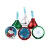 100ct Personalized Christmas Kisses Party Favors with Snowman(1 lb + 1 Sheet of Stickers) - Assembly Required view 1