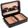 HongLianRiven Cigar Box Humidor Cigar Case Crocodile Grain Portable Travel Outdoor Humidor Case Cigar Holder Storage Box view 2
