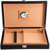HongLianRiven Cigar Box Humidor Moisturizing Crocodile Leather Cow Leather Lined with Cedar Wood Sticks Cigar Box view 3