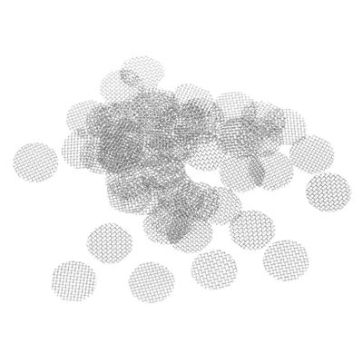MECCANIXITY Pipe Screen Stainless Steel Screens 6mm Diameter for Pipe Filter, Pack of 50