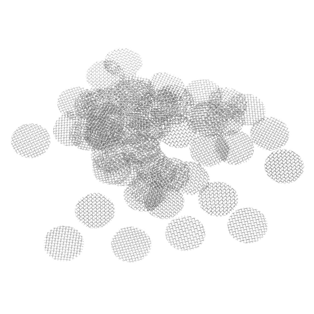 MECCANIXITY Pipe Screen Stainless Steel Screens 6mm Diameter for Pipe Filter, Pack of 50