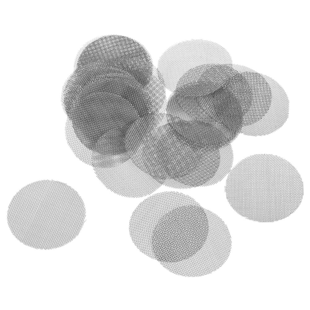 MECCANIXITY Pipe Screen Stainless Steel Screens 25.4mm Diameter for Pipe Filter, Pack of 30