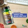 America Medic & Science Neuro Booster (60 Capsules) | Nutritional Supplement for Brain Health | Vitamin Pills for Better Memory and Cognitive Function | with Coenzyme Q10, ALA, and Acetyl L-Carnitine view 3