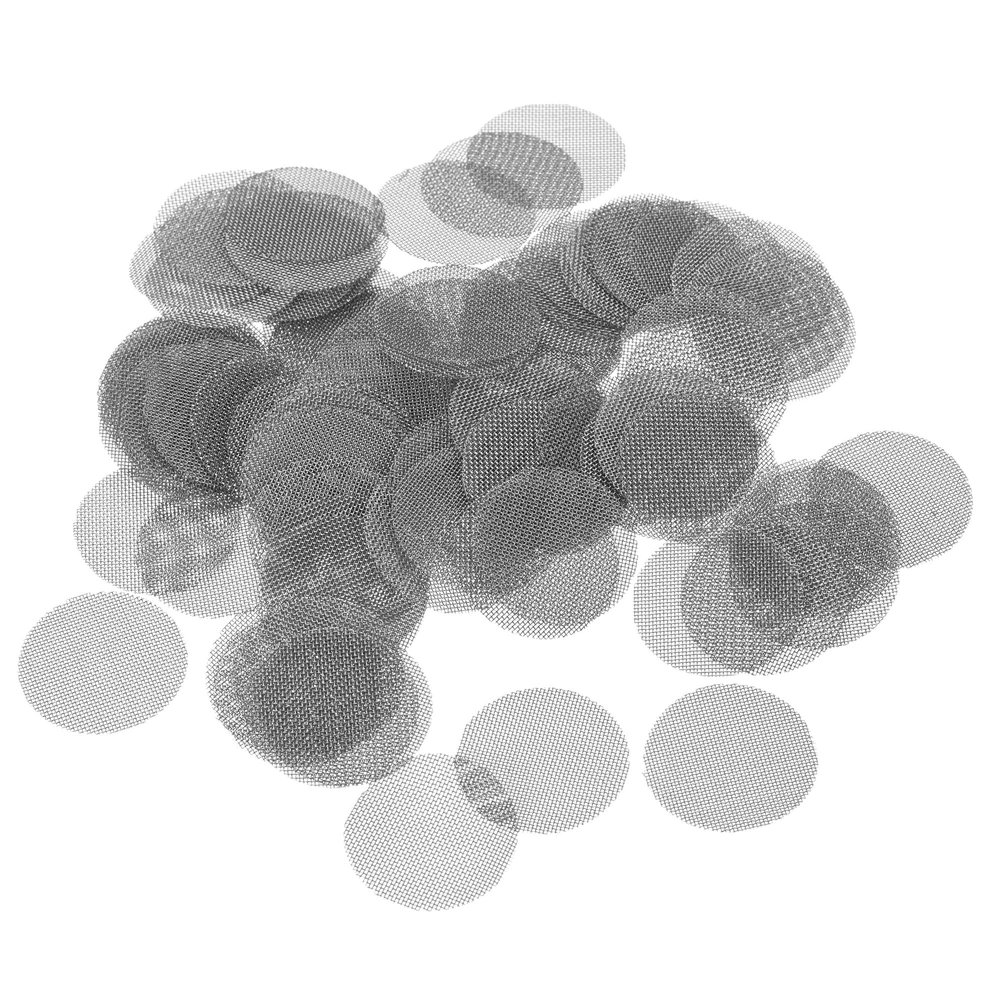 MECCANIXITY Pipe Screen Stainless Steel Screens 20mm Diameter for Pipe Filter, Pack of 100