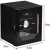 HongLianRiven Cigar Box Humidor Cigar Aficionado Glass Humidor Executive Edge Exotic Cedar Wood view 2