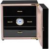 HongLianRiven Cigar Box Humidor Cigar Aficionado Glass Humidor Executive Edge Exotic Cedar Wood view 4