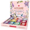 LOVARE Tea Bags Variety Pack - Made in Ukraine - Black and Green, Floral Berry, Mixed Blend Assorted Collection - Tea Sampler - Gift Sets for Tea Lovers (60 Bags - 12 Tastes) view 1