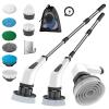 MGLSDeet Electric Spin Scrubber Scrub Brush, Rechargeable Cleaning Brush with 8 in 1 Replaceable Brush Heads, Cordless Power Spin Scrubber 90Mins for Bathroom Shower Bathtub Glass Car view 1
