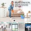 MGLSDeet Electric Spin Scrubber Scrub Brush, Rechargeable Cleaning Brush with 8 in 1 Replaceable Brush Heads, Cordless Power Spin Scrubber 90Mins for Bathroom Shower Bathtub Glass Car view 2