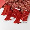 Chinese New Year Red Socks, Girl Cotton Socks with Three-Dimensional Patterns, 2 Pair, (Color : Style 4, Size : 36-40) view 4
