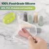 haakaa Silicone Baby Finger Toothbrush, Oral Care for Infants&Babies&Toddlers&Kids, Soft Food Grade Silicone, 0 Months+, 2 Pack, Pea Green view 2