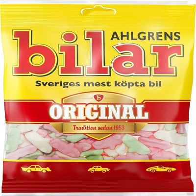 Ahlgrens Bilar - Soft Chewy Marshmallow Cars - 125g - 3 pack