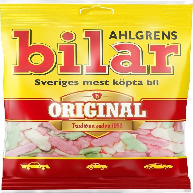 Ahlgrens Bilar - Soft Chewy Marshmallow Cars - 125g - 3 pack