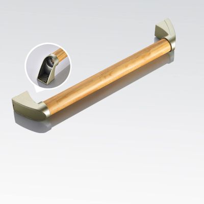DCFV Solid Wood Bathroom Handrail, Elderly Non-Slip Handrai, Disabled Toilet Barrier-Free Railing Handrail, Guardrail Frame Shower Aid Handrail Hand Grips (Size : 54 * 4 * 7.2cm)